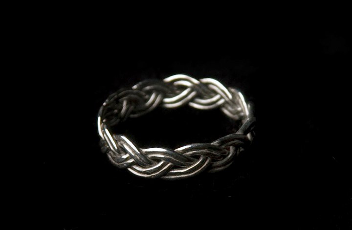 Braided Silver Ring